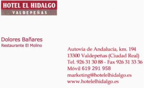 Restaurante El Molino - Hotel El Hidalgo